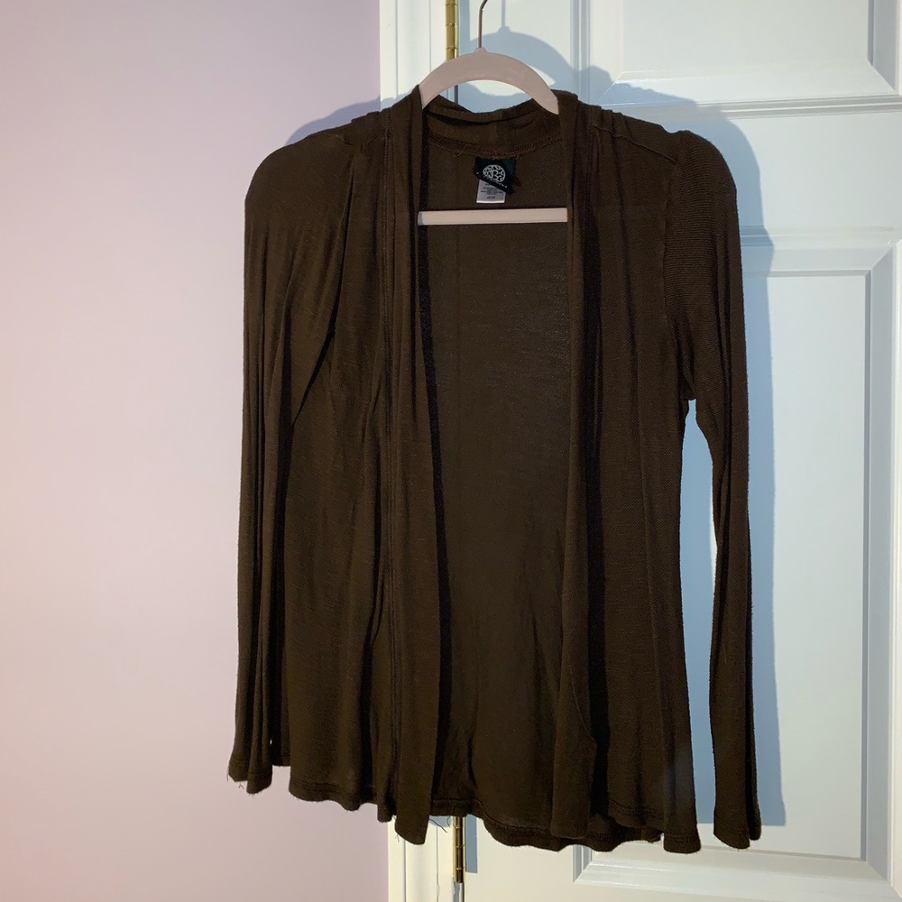 Bobeau open cardigan